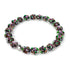 Liquorice Lilly | .925 Sterling Silver | Firefly Glass Flower Bracelet
